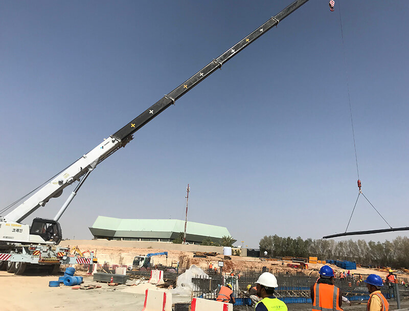 100 ton crane lifting capacity